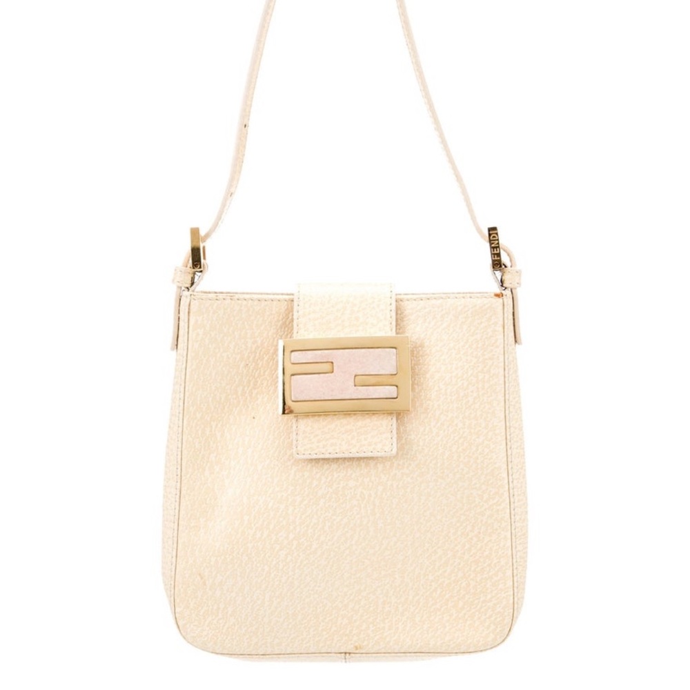 Fendi Cream Shoulder Bag
